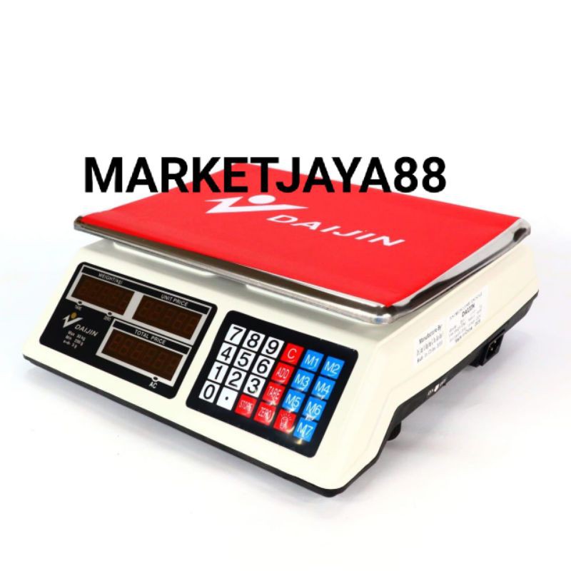 COD Digital Computing Scale 30kg Double Display/Timbangan Buah SUPER MURAH