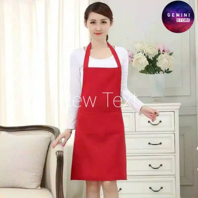 Celemek Apron Celemek Masak Apron Masak Celemek Dapur Apron Dapur Pria Wanita Model Simple