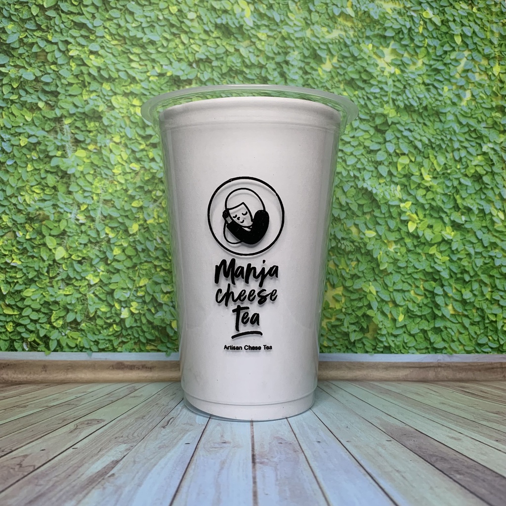 Sablon Gelas Cup Plastik 12oz 14oz 16oz 7 gram Starindo SJP Kopi Milkshake Thai Tea Boba