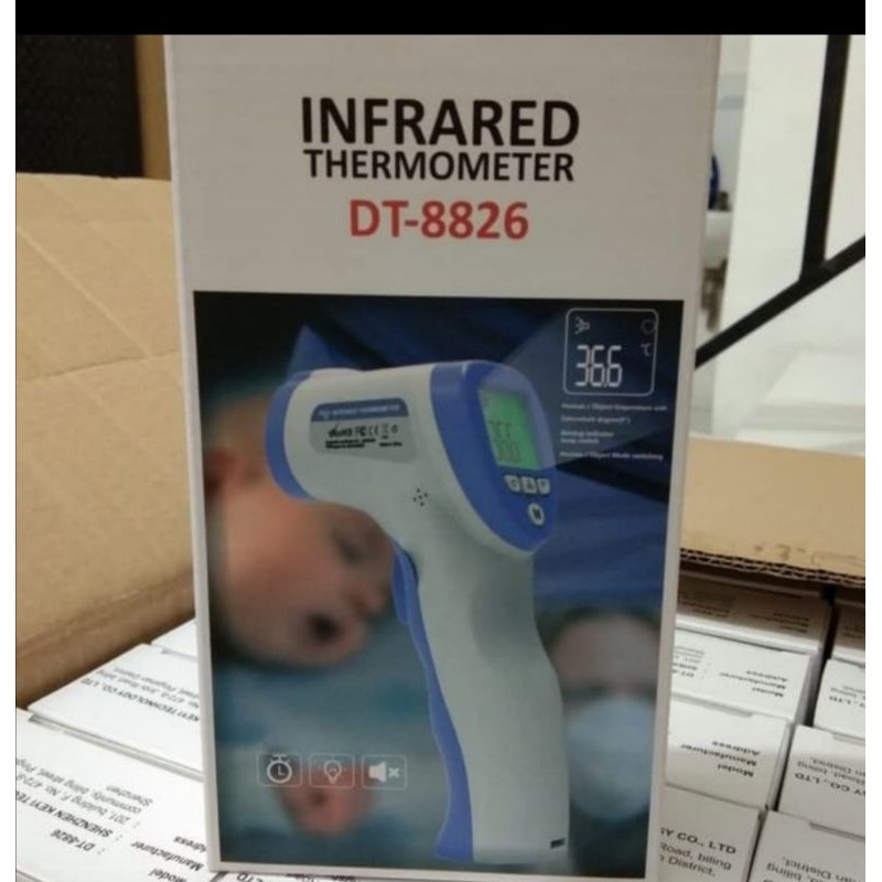 Thermometer infrared digital no contac carezoe kemenkes