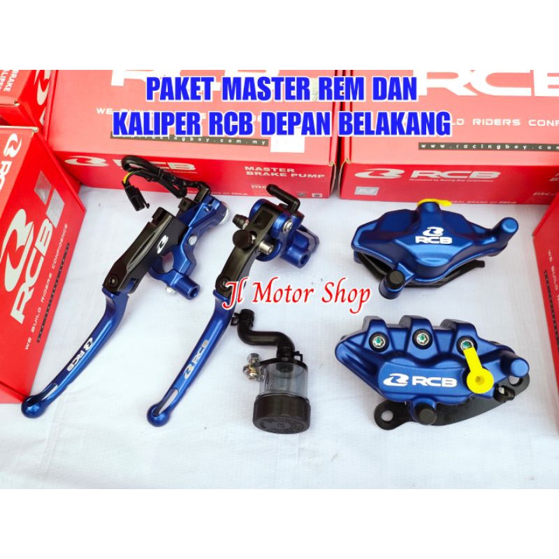 MASTER REM RCB KIRI KANAN HANDLE KOPLING PLUS CALIPER KALIPER RCB DEPAN BELAKANG GSX 150 SATRIA FU 150 KARBU SATRIA FU 150 INJEKSI SATRIA 2 TAK SATRIA RU 120 KALIPER RCB S SERIES S1 S55 ORIGINAL