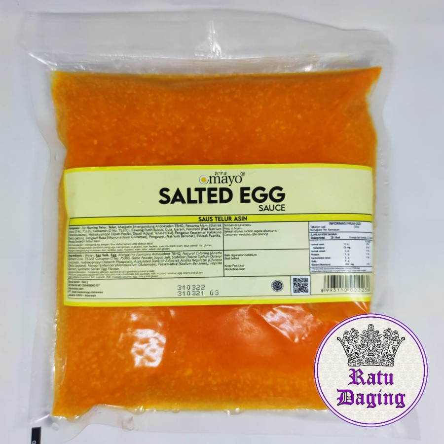 

Sauce Telur Asin@500gr - Resto Quality