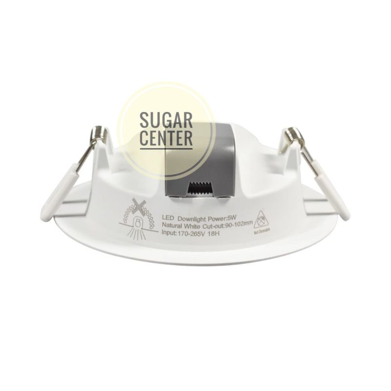 Krisbow Lampu Downlight LED 4 Inci 5 Watt/Lampu Downlight Krisbow/Lampu Downlight LED 10 cm