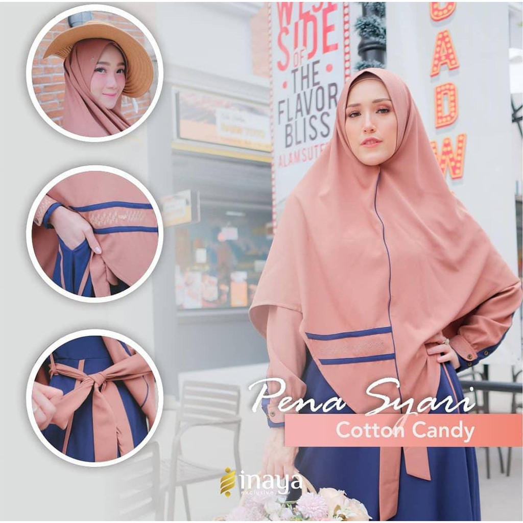 TERBARU PENA SYARI BY INAYA COTTON CANDY