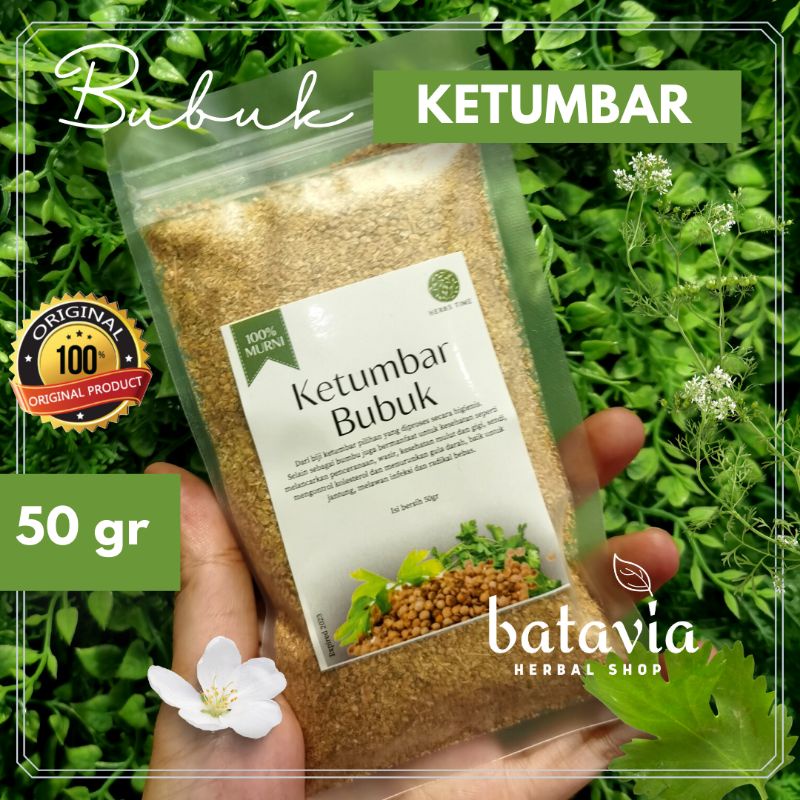 

Ketumbar Bubuk Murni Premium Herbs Time