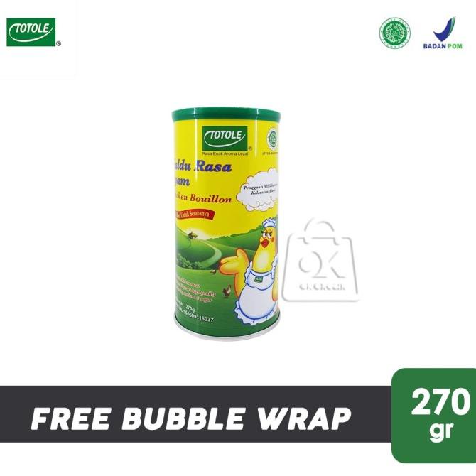 

] Totole Kaldu Ayam Halal / Penyedap Rasa ( Kaleng 270gr )