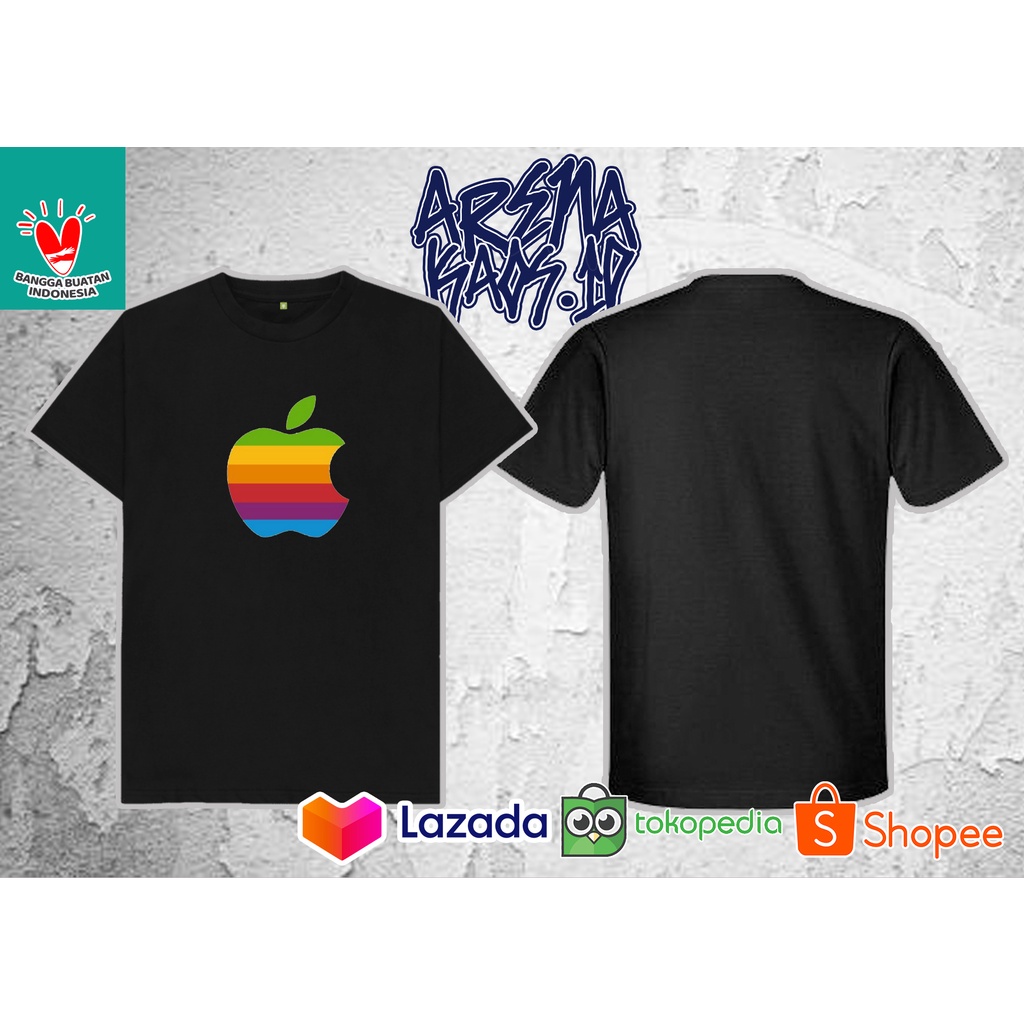 BAJU KAOS APPLE IPHONE LOGO