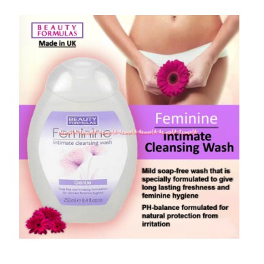 Feminine Intimate Cleansing Wash 250ml Gentle Soothing Aloe Vera Sabun Pembersih Kewanitaan Wanita Feminim Beauty Formulas 250 ml