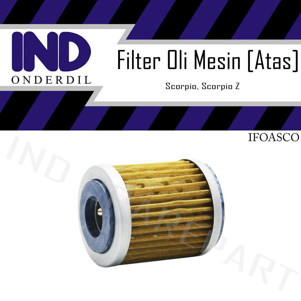 Filter-Saringan-Pembersih-Cleaner Oli-Oil Mesin Atas Yamaha Scorpio Lama &amp; Scorpio  Z-New