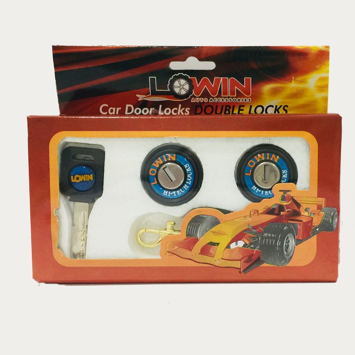 DOOR LOCK / KUNCI PINTU MOBIL 2D FLAT LOWIN