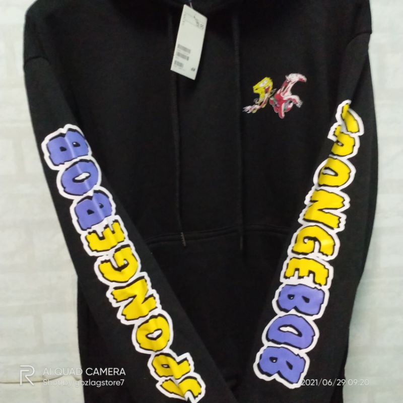 7.7 HOODIE HnM H&amp;M Spongebob crebby