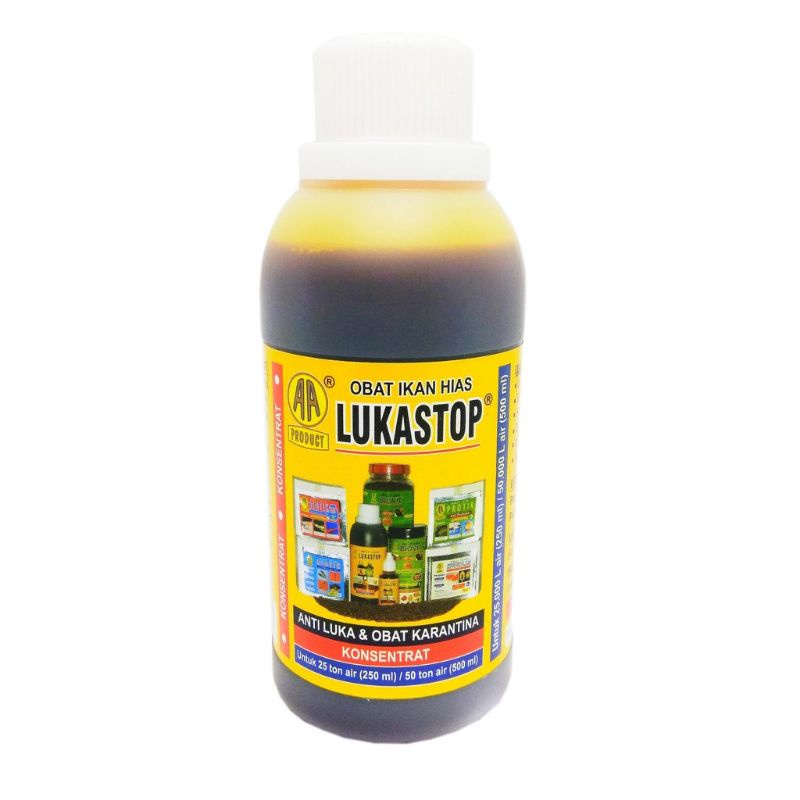 Obat ikan anti bakteri  AKARI AA LUKASTOP 250ML