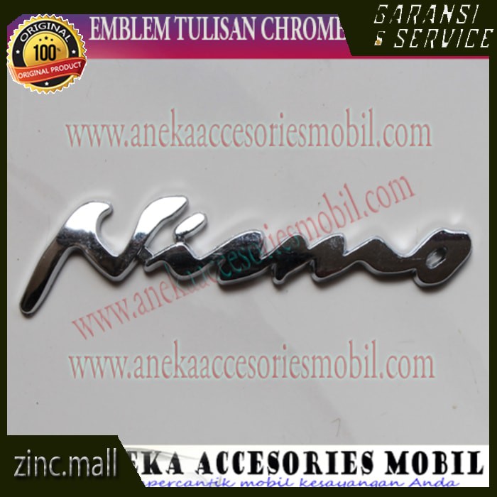 Emblem Tulisan Chrome Nismo Luxury Nissan Serena/Serena High Way Star