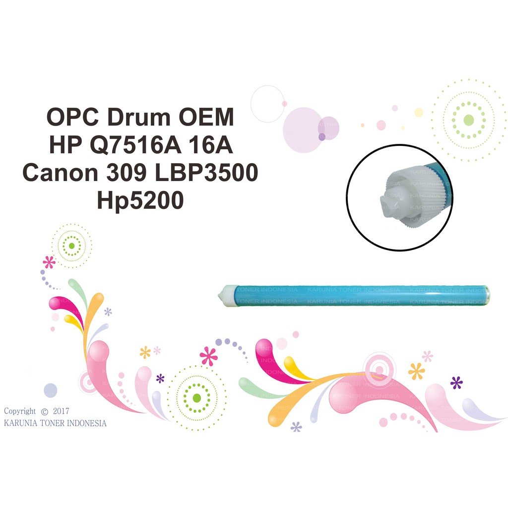 OPC Drum OEM HP Q7516A 16A Canon 309 LBP3500 HP5200