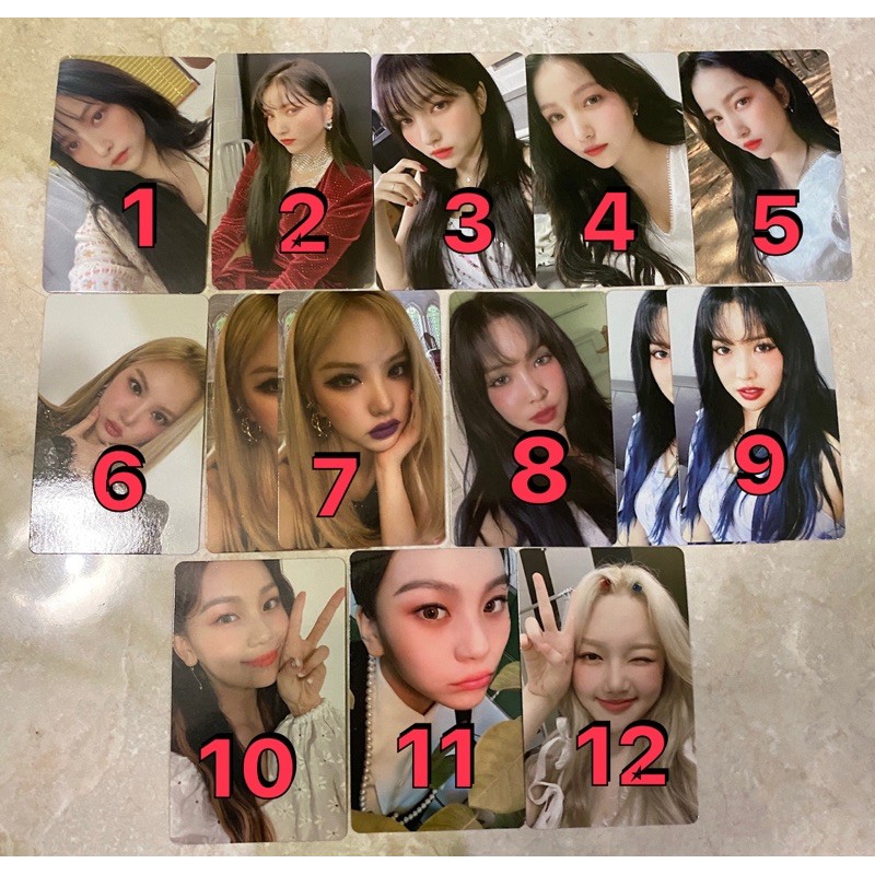 [Ready Stock] PC album Gfriend Song of The Sirens SinB Eunha Yerin Sowon Umji Yuju photocard
