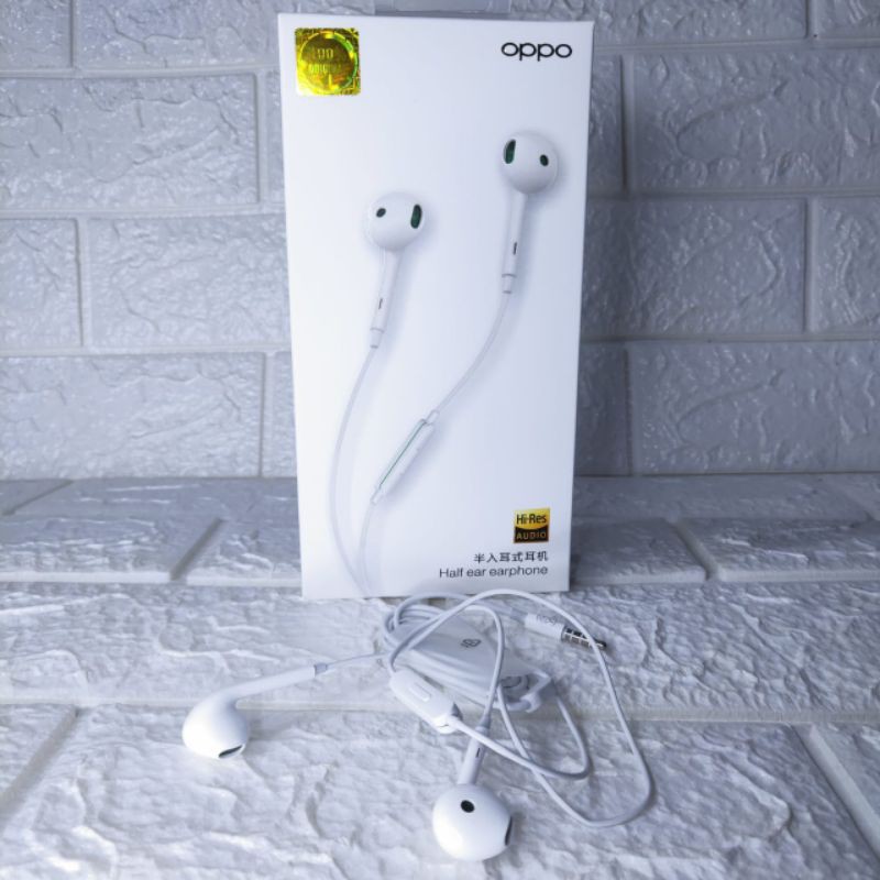 Headset Oppo Original 100% Support Semua Tipe Oppo