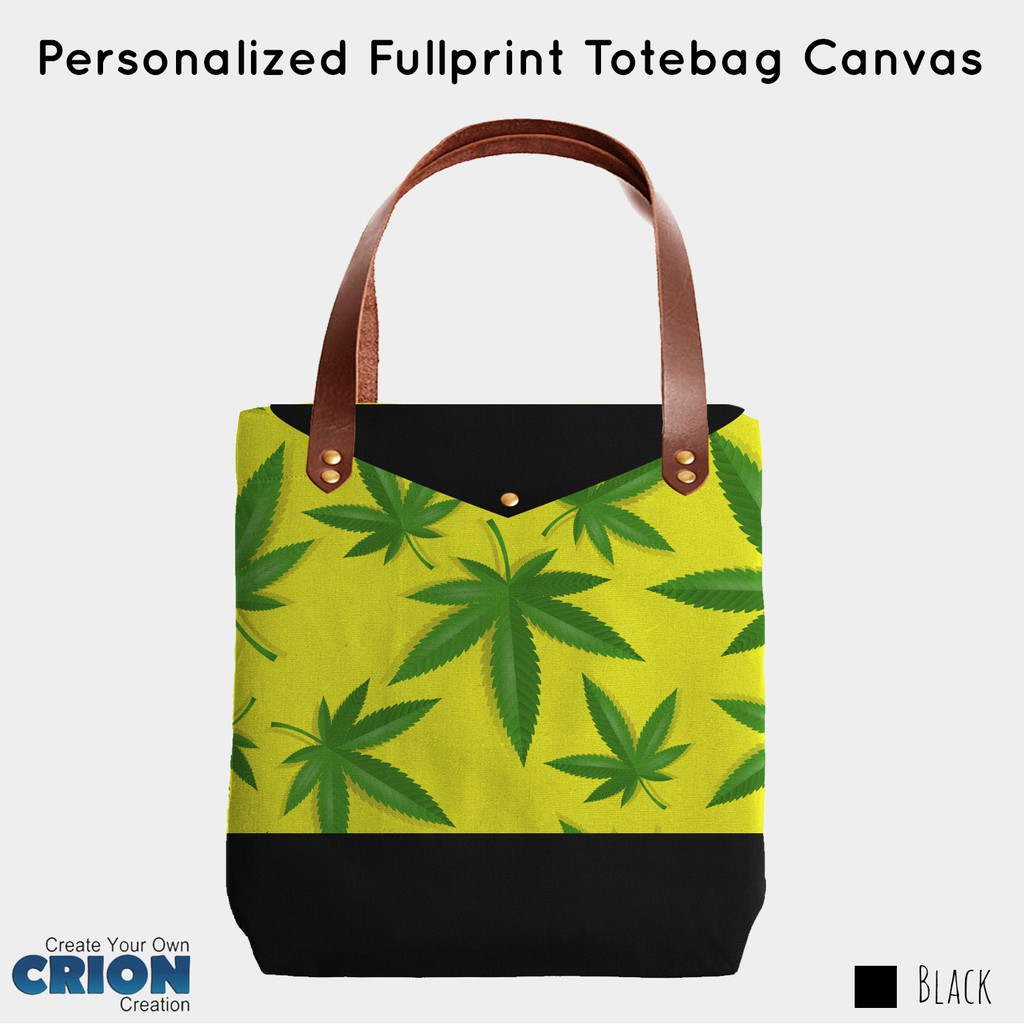 Personalized Fullprint Totebag Canvas - Weed Series - By Crion