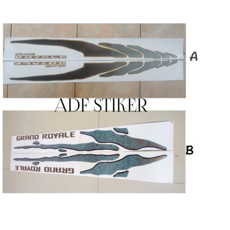 stiker ist body panther grand royal - stiker isuzu panther grand royal - stiker body panther 3U1