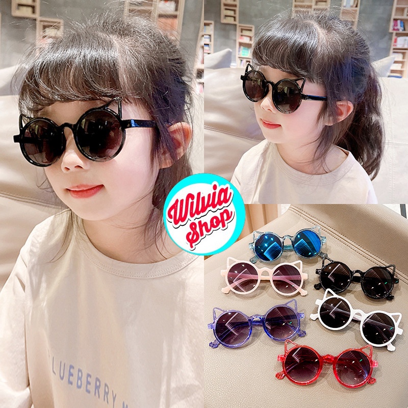 Kacamata Anak Gaya Lucu / Kacamata Anak Perempuan / Kacamata Bayi Perempuan / Kacamata Fashion Anak 