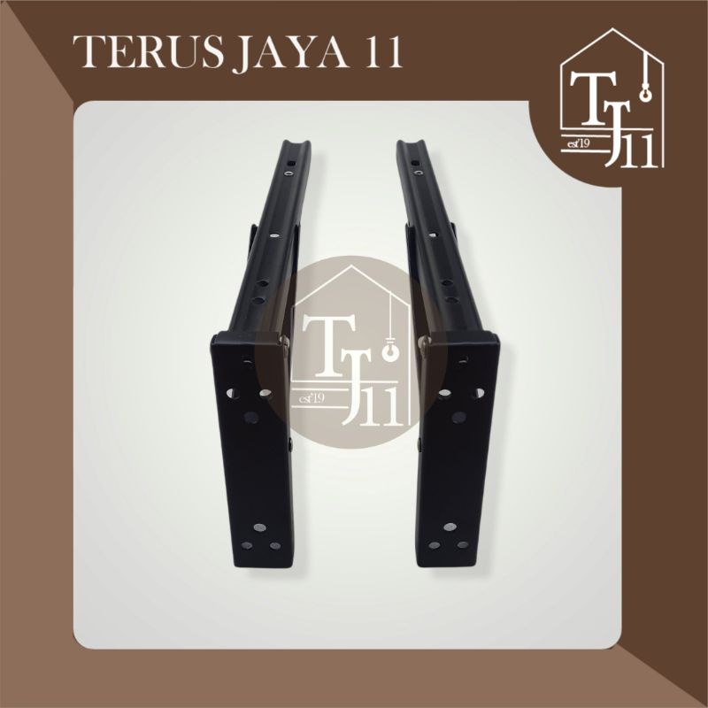 Siku Lipat/Siku Meja Lipat/Fold Bracket/Siku Dinding Lipat Ukuran 25 CM Harga 1 PASANG