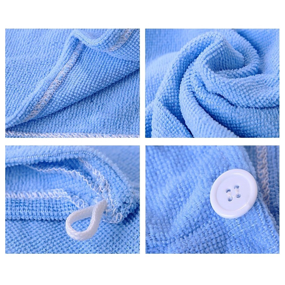 HL0081 Handuk Bandana Pengering Rambut Wanita Headband Towel Microfiber Polos