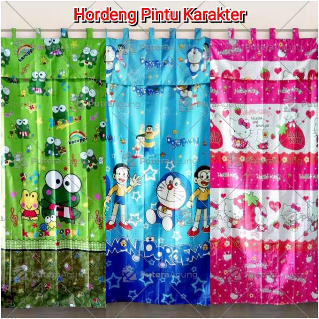 Hordeng Pintu Karakter Ukuran -+ 70cm X 195cm