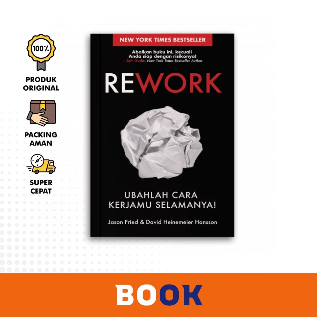Buku REWORK – Ubahlah Cara Kerjamu Selamanya