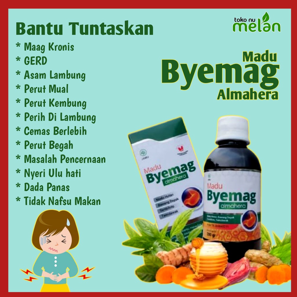

Madu Byemag Almahera 100% Asli AMPUH Atasi Maag Kronis/Gerd/Asam Lambung/Nyeri Ulu Hati Masalah Lambung