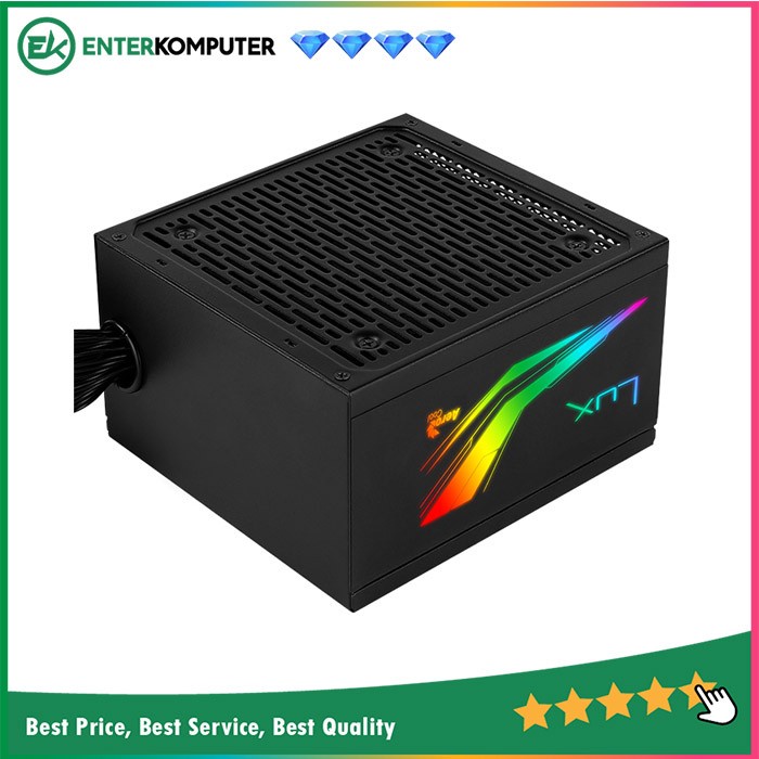 PSU Aerocool LUX RGB 550W 80 Plus Bronze - 2 Years Warranty