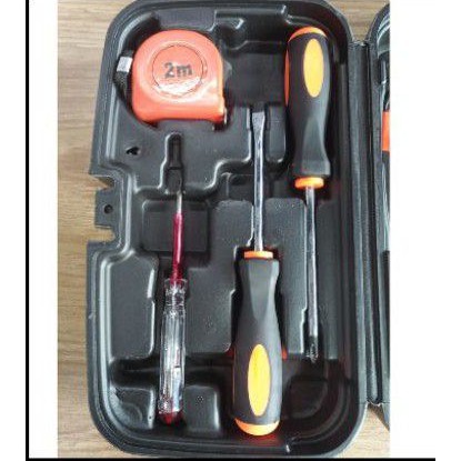 Tool Kid Alat Perkakas Set Palu obeng cutter meteran 8 in 1