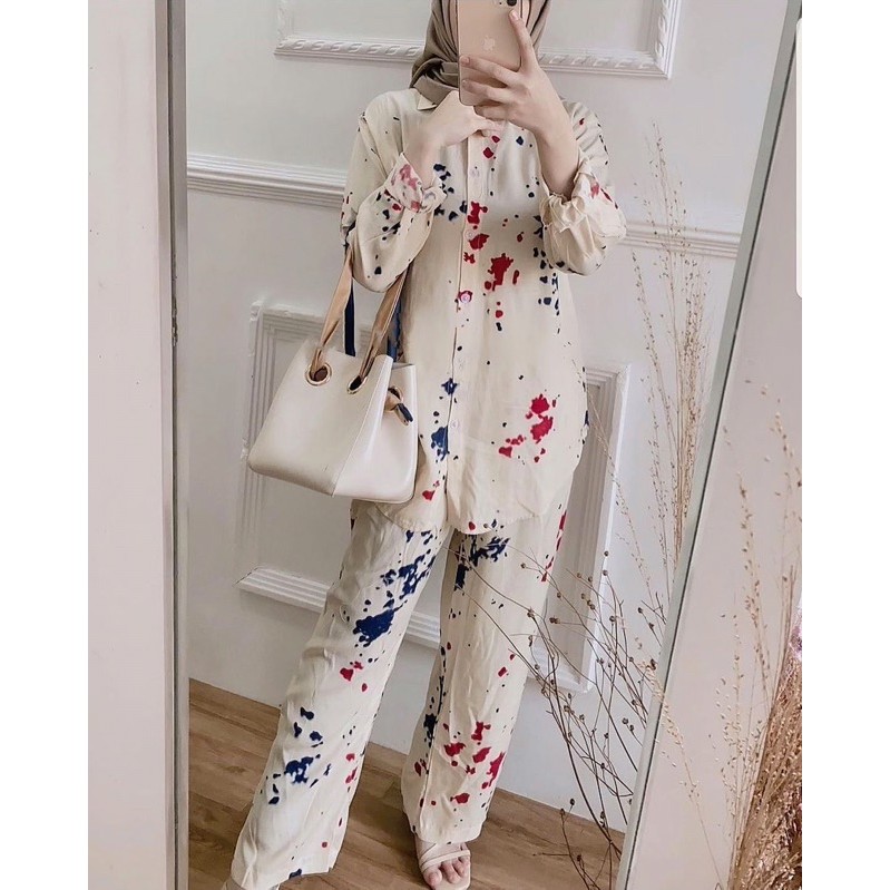 DOLBY ONE SET / ONE SET RAYON / ONE SET PAJAMAS / STELAN WANITA