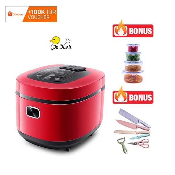 Dr Duck Low Carb Rice Cooker Penanak Nasi Rendah Karbohidrat V2 Shopee Indonesia