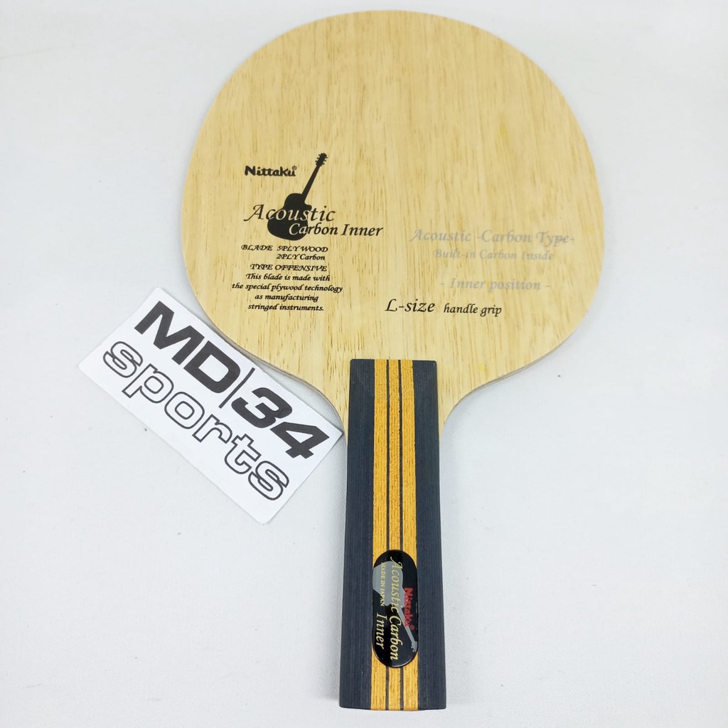 KAYU NITTAKU ACOUSTIC CARBON INNER LG (L-Size handle grip) - Blade / Kayu / Bet pingpong