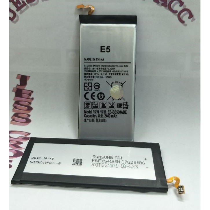 Battery Batre Baterai Samsung E5 2015 E500 EB-BE500ABE