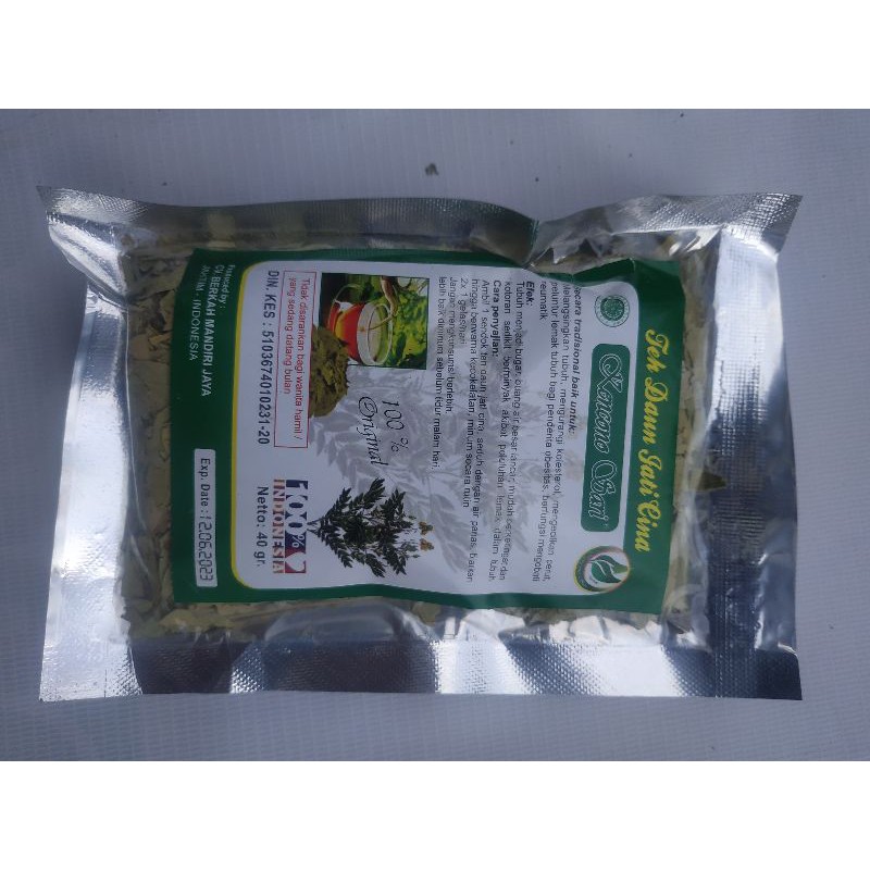 Teh Daun Jati Cina | Teh Jati Cina Original Curah Kencoro Sari 40gr | Teh Herbal 100% alami