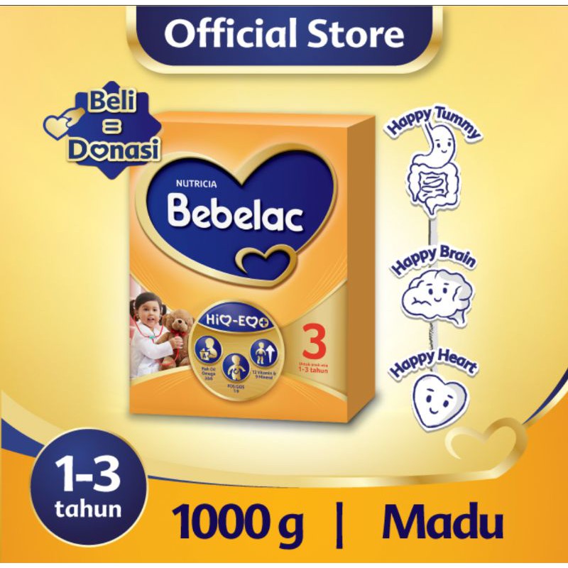 

Bebelac 3 1000gr, Kemasan PUTIH