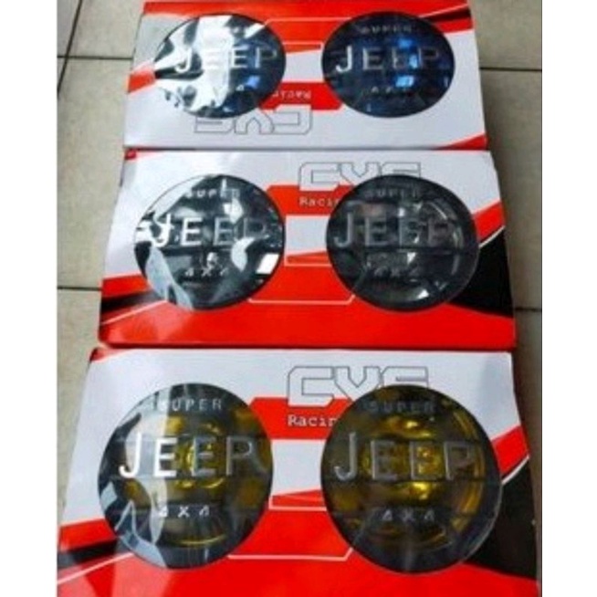 LAMPU DEPAN MODEL JEEP DOUBLE H3 BAUT BAWAH ISI 2 PCS