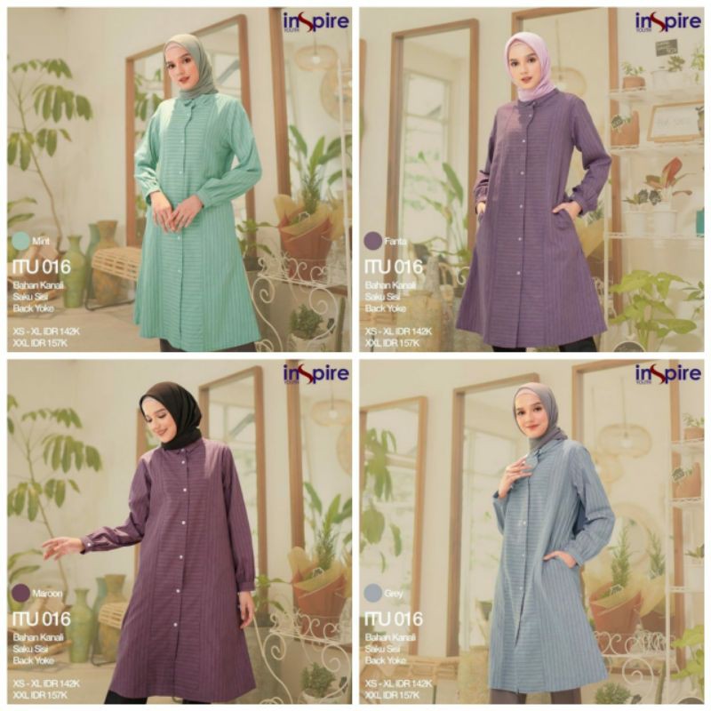 ATASAN TUNIK INSPIRE YOUTH NIBRAS ITU 016 ITU 16 ITU016 ITU16