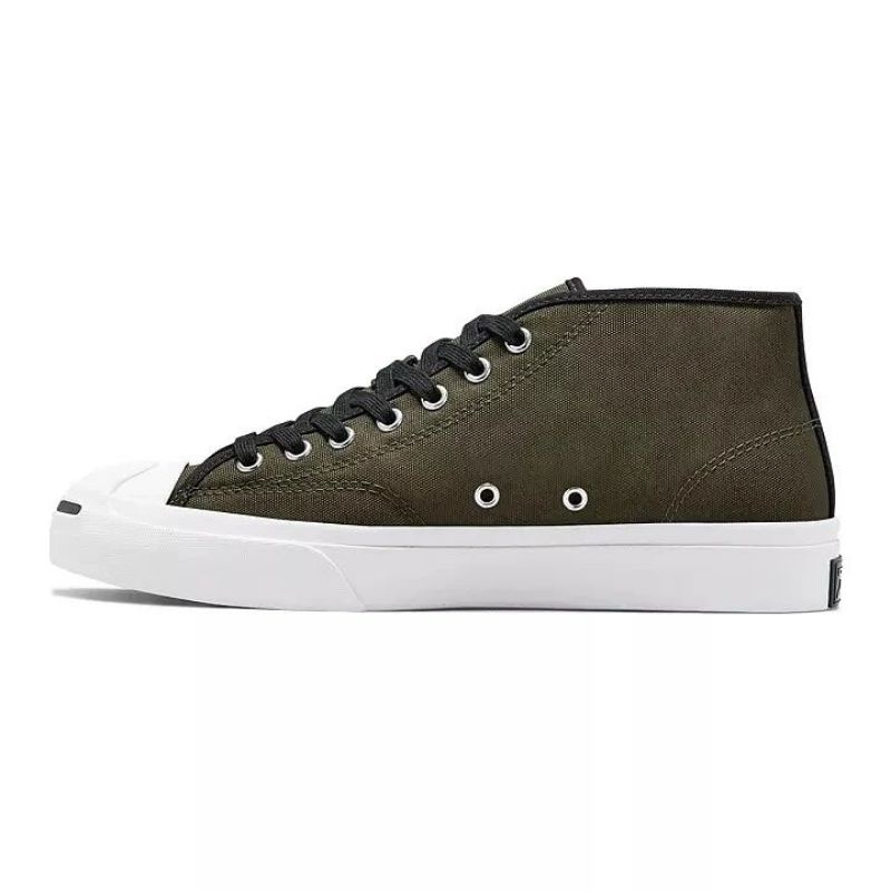 CONVERSE JACK PURCELL HYBRID TEXTURE MID CARGO KHAKI BLACK