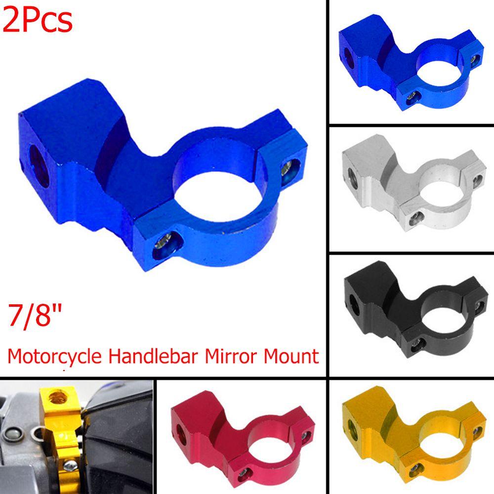 Populer 2pcs 7per8 &quot;Motor Bracket Dirt Bike Clamp Adaptor Stang