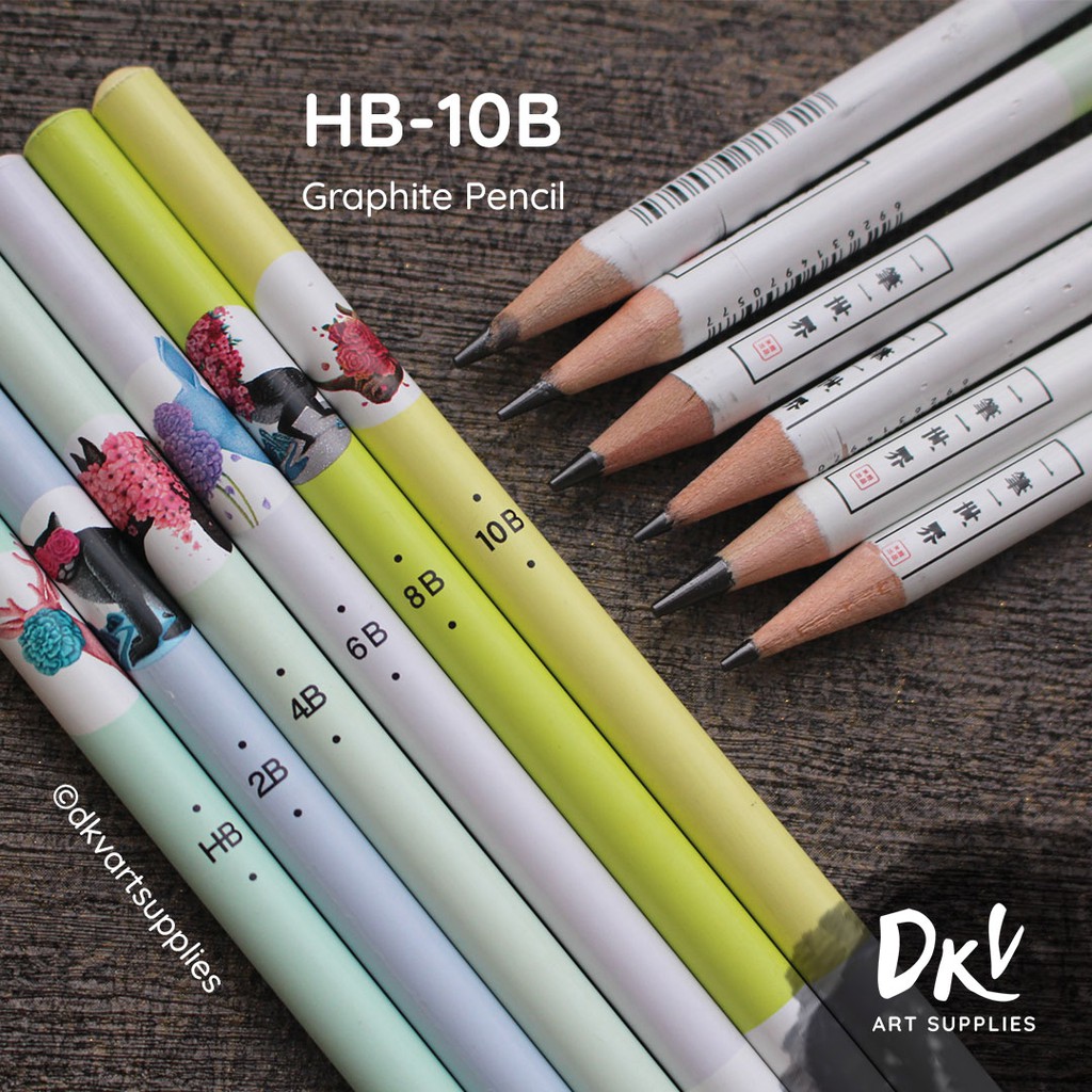 

Miya Pensil HB 2B 4B 6B 8B 10B Graphite Pencil