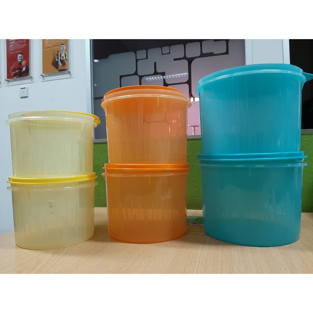 Toples Lebaran Tupperware/ Toples Tupperware Texture canister