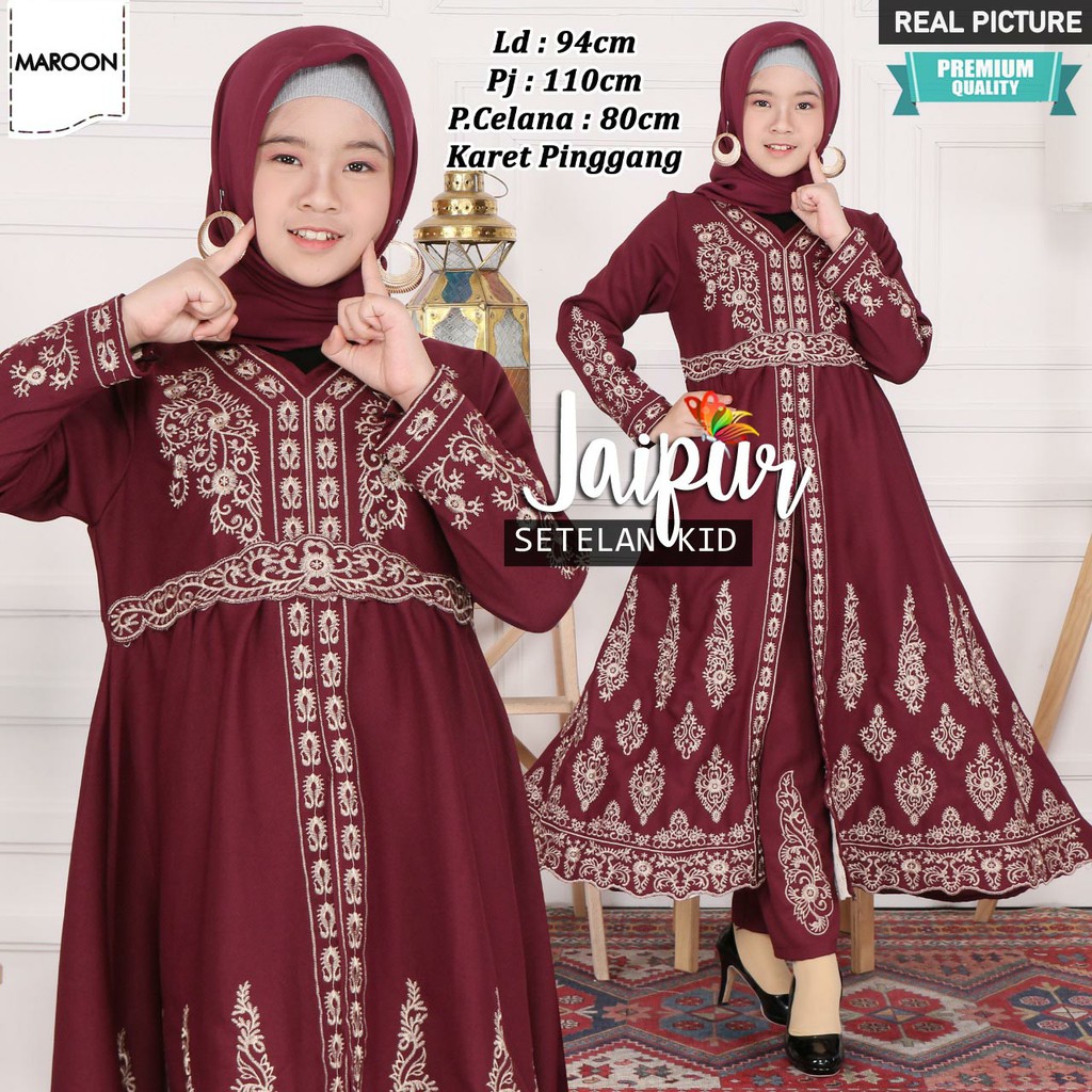 Dress Kids Jaipur Setelan India/Baju Anak Muslimah/