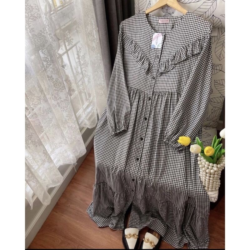 HAYYA GINGHAM BLACK