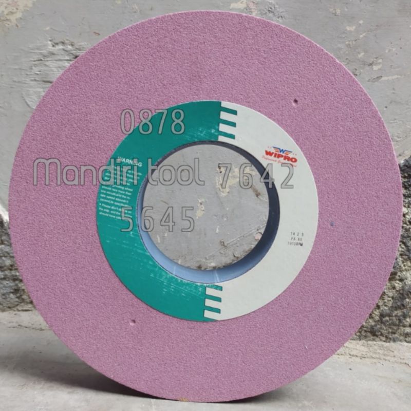 Mandiri-Wipro Grinding Wheel 14" x 2" x " PA 80/Mata Gerinda duduk wipro
