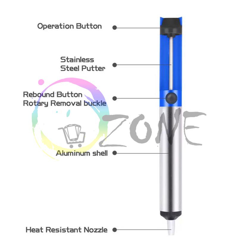 DISOLDERING PUMP - ALAT PENYEDOT TIMAH - ALAT PENGHISAP TIMAH