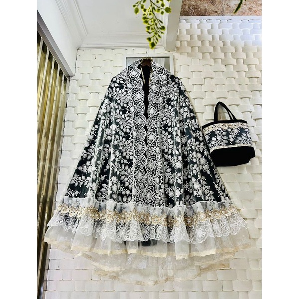 mukena brukat Sultan  mukena dewasa mewah