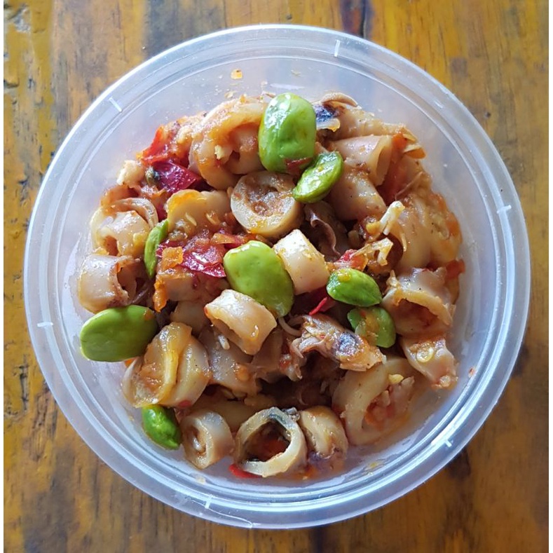 

Sambal cumi pete