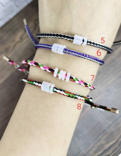 Fifi Fashion Gelang tangan wanita  Korea Mode Kreatif  2 Tali kawat Disesuaikan (1-8)