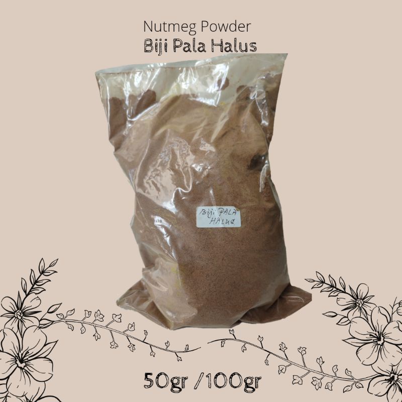 

Biji Pala Bubuk 100gr/Nutmeg Powder/Bumbu masak